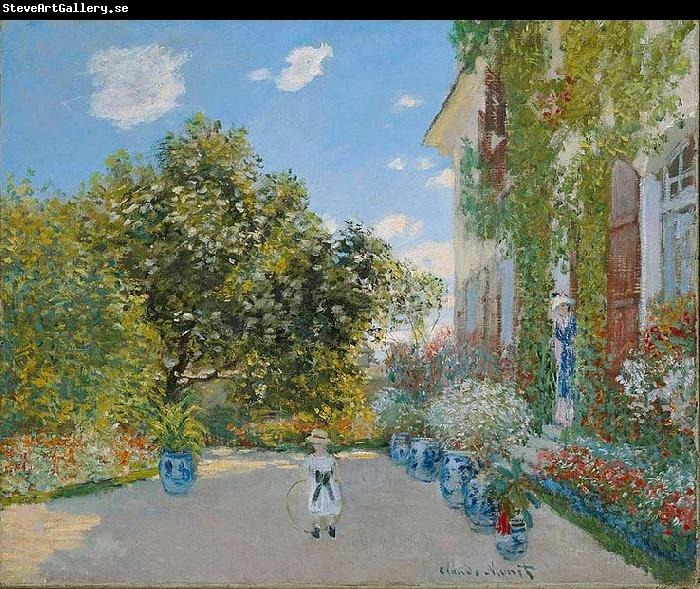 Claude Monet The Artist House at Argenteuil
